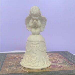 Cream Angel Figurine Bell